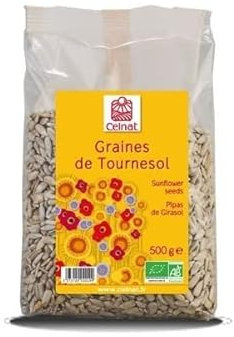 GRAINES DE TOURNESOL BIO 500G, CELNAT, UNITÉ