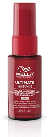 Wella Professionals Ultimate Repair Miracle Hair Rescue - Leave-on Treatment for Damaged Hair - WIth AHA & Omega-9 (30ml)