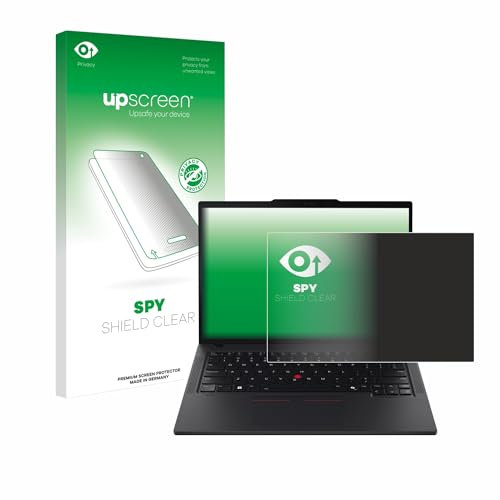 upscreen Anti-Spy Blickschutzfolie für Lenovo ThinkPad T14s Gen 5 Made in Germany, Privacy Screen Displayschutz-Folie [Sichtschutz, Blaulichtfilter]