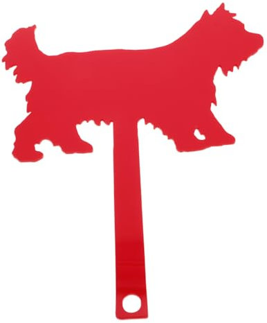 Levemolo Briefkastenflagge Rot Acryl Hängeflagge Briefkastenschild Montagezubehör Nicht Enthalten Gartendekor Gartendekorationen