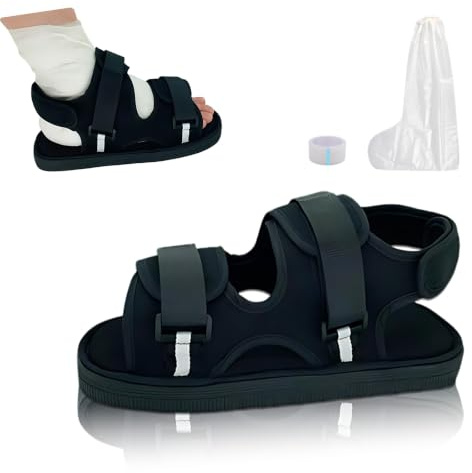 HLIWS Zapatos De Rehabilitación Ajustables, Zapatos Postoperatorio, Zapato Para Restaurar Fractos, Se Puede Usar Pie Izquierdo Y Derecho, Adecuado Para Fractura De Pie