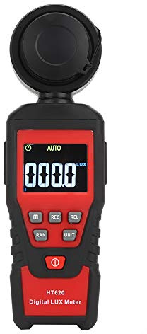 Keenso HT620 Digital Light Metable Luxter Metable con sonda giratoria para una medición precisa de la luz, ideal para uso interior y exterior, sensor de fotografía de silicio