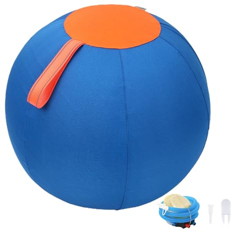 Ballon De Berger Pour Chien - Grande Boule Gonflable | Jouet De Boule Gonflable Avec Matériel En PVC Épais | Entraînement De Bal De Cheval De Gonflage, Exercice Physique, Jeu De L'aper