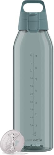 Sigg - Tritan Water Bottle - Total Color ONEMorning Blue - Suitable For Carbonated Beverages - Dishwasher Safe - Leakproof - Featherweight BPA Free - 1.5L