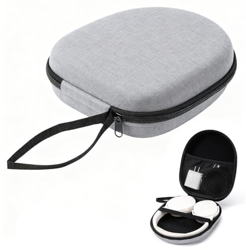 Housse Casque pour JBL Tune 510BT 520BT 770NC 760NC 720BT 710BT et JBL Live 670NC /770NC Sac de Voyage, Housse Protecteur Portable de Voyage, Sac de rangement pour écouteurs avec sac en filet (Gris)