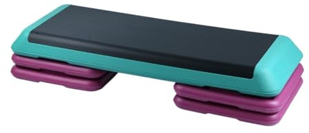 Aerobic Exercise Step Platform Plataforma de entrenamiento aeróbico for personas, elevadores ajustables antideslizantes for el hogar, paso ejercicio(Color 2)