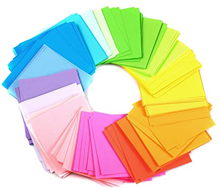 Sabco - Tissue Paper 100 Sheets, Gift Wrap, Mg And Acid Free, 20 X 30 Size, Wrapping Decorative Sketch And Cutting Paper For Art Craft & Packing. – Multi Coloured Mix