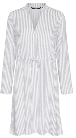 VERO MODA Vmberta Pia Ls Short Dress JRS Ga