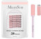 MelodySusie 50Stk Nagelfräser Bits Kleine Schleifbänder mit 3.1mm Mandrel Bit, 240 Extreme Feine Körnung Nagelfeile für Acryl Nägel Gel Maniküre und Pediküre, Rosa