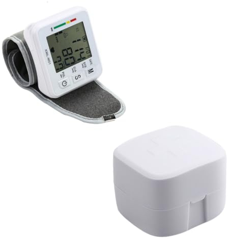 Hoement Handgelenk Blutdruckmessgerät Elektronisch Abs Material Digitales Lcd Display Automatische Messung Zuhause Senioren Kinder