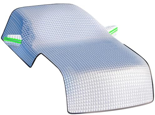 Copertura per parabrezza, telo copri parabrezza da 250 cm, pellicola protettiva extra large anti-neve con catarifrangenti, protezione UV e calore, facile da installare, per auto e