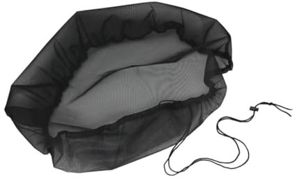 Milisten Rain Barrel Grille Outdoor Bucket Cover Water Bucket Net Cover Rainwater Filter Garden Netting Black Insect Net