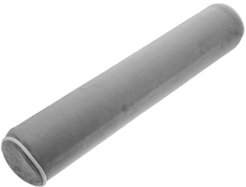 DIYEAH Cuscino Rotondo per Cervicale in Cotone Design Ergonomico, Supporto per Gambe per Ufficio e Viaggi, Cuscino Cilindrico Memory Foam Minimalista