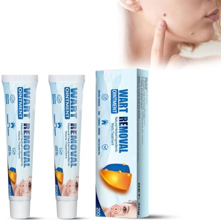 2PCS Wart-Remover Cream, Mole Removal, Verruca Removal Cream, Skin-Tag-Remover-Kit, Wart Removal, Mole Remover for All Skin Types