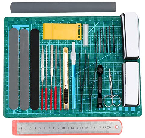 HSEAMALL 25 STÜCKE Gundam Modeler Grundwerkzeuge,Modellbau Werkzeug Set für Hobby Model Assemble Building