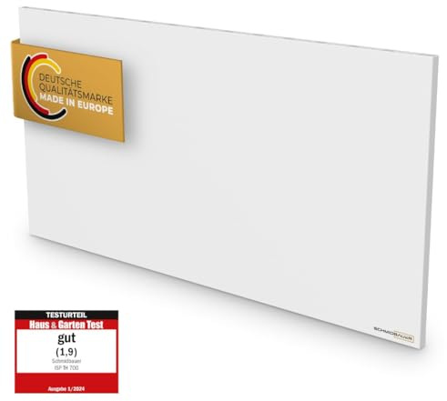 SCHMIDBAUER® Hybrid Pro Hybrid NEU 1400 Watt - das Beste aus beiden Heiztechniken - Infrarottechnik mit Raumluft-Konvektion - integr. Thermostat