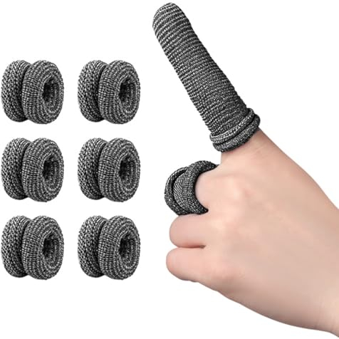 WKRTDY bandages pour doigts, Lot de 6 Bandages Enroulés pour Doigts, Pansements Tubulaires pour Entorses et Blessures aux Doigts, pour les doigts pour une protection optimale des doigts