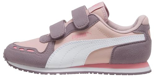PUMA Cabana Racer SL 20 V PS, Sneaker, Mauve Mist White-Plum Jam, 33 EU
