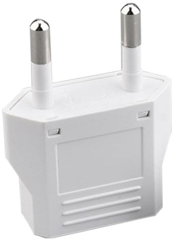 Adattatore da USA a Europa Convertitore per Viaggi in UE, Caricatore da Muro Portatile per Prese USA-Europa, da Viaggio in Tutto Il Mondo