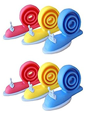 Miya® 9 Schnecke Türstopper - Finger Klemmschutz für Babys, Kinder und Kindersicherung zum Schutz von Kinderfingern für Türen und Fenster