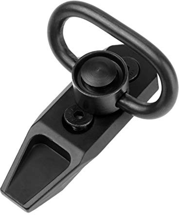 Mtsooning QD Sling Mount,Rifle Sling Swivels Adapter,1/4 Push Button Quick Detach Airsoft Accessories Release for Picatinny Tactical KeyMod