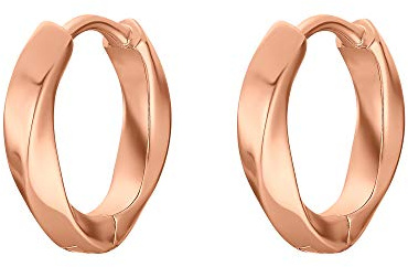 Heideman Ohrringe Damen May rose goldfarbend aus Edelstahl rosegold farbend matt Ohrschmuck für Frauen ohne Stein