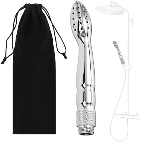 Sadodo Analdusche für Analverkehr Vaginal Anal-Spülung Vaginaldusche Klistier Anal Dusche Intimduschen Enemator Irrigator Darmspülung Hand-Wasser-Duschdüse Analspülung für Männer und Frauen