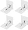 lohill 4 Pack Möbel Kippsicherung Set,Möbel Kippsicherung Set, Kippschutz Möbel Wandanker, Anti Kipp Möbelgurte Wandbefestigung für Schrank Regal Kommode Belastbarkeit Haustiere Babysicherheit