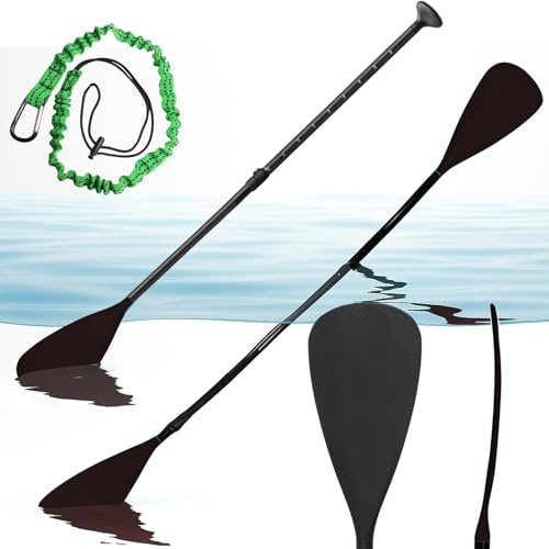 BeGrit Pagaie Paddle Sup 2-en-1 en Aluminium de 170 cm à 210 cm avec Laisse