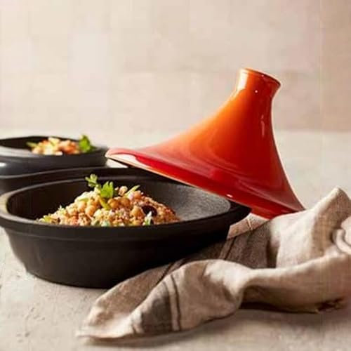 Enamelled Cast Iron Induction Tagine - Diameter 25 cm