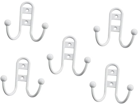 Ipetboom 5pcs European Style Wall Hooks, Zinc Alloy Coat Hooks