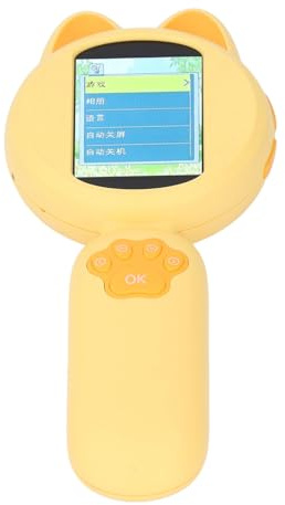 Generic Lente d'ingrandimento Digitale per Bambini, Microscopio Digitale per Bambini Risoluzione 1MP Schermo IPS 2 Pollici Zoom 4X Ricaricabile Messa a Fuoco Manuale per l'osservazione (YELLOW)