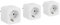 NEDIS WIFIP131FWT3 Smartlife Smart Stecker | WLAN | 3 Stück | 3680 W | Type F (CEE 7/3) | -10-45 °C | Android™ / IOS | Weiss