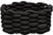 Kleine Wolke Fellone Korb, Schwarz, Länge 14 cm, Breite 19 cm, Höhe 10 cm
