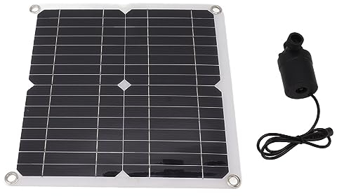 AUNMAS DC12V 22W Solar-Brunnenpumpe, DIY Solar-Brunnenpumpe für den Außenbereich mit 100-W-Solarpanel, Blumenbewässerungspumpe für Gartenteiche, Pools und Aquarien