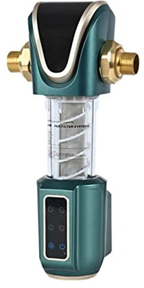 Vattenfiltersystem, Förfilterrenare Hela huset Spin Down Sediment Vattenfilter Centralt förfiltersystem Backwash Rostfritt stålnät(DN15)