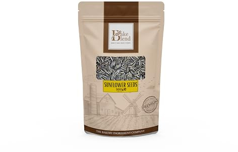 Sunflower Seeds 500g - Bake Blend - Bakery Grade Raw Sunflower Kernels for Baking, Snacking & Salads - Natural Plant-Based Protein - Vegan & Kosher, GMO-Free