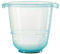 Tummy Tub Badeeimer/Babybadewanne für Früh- Neugeborene und größere Babys/Badewanne Kunststoff transparent/kippsicher und rutschsicher/ab Geburt bis 36 Monate, Design:blau