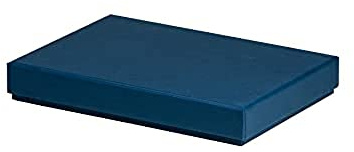 Rössler Geschenkbox mit Deckel für DIN A5 | Box mit Deckel | Geschenkbox Geburtstag | Karton mit Deckel | Geschenk Box | Geschenkkarton mit Deckel | Maße: 155x215x30mm | Farbe: Blau | Navy