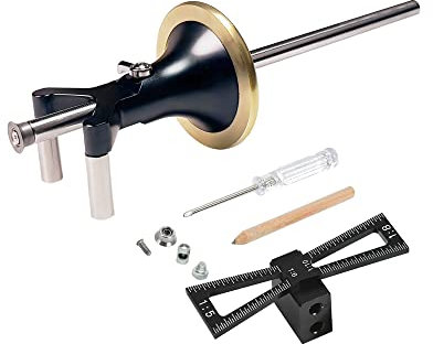 YOSELIN Dovetail Jig & Wheel Marking Gauge Wood Scribe Tool Set Woodworking Gauges Marking Gauges for Woodworking, Wood Marking Parallel Lines and Circular Arcs can be Drawn