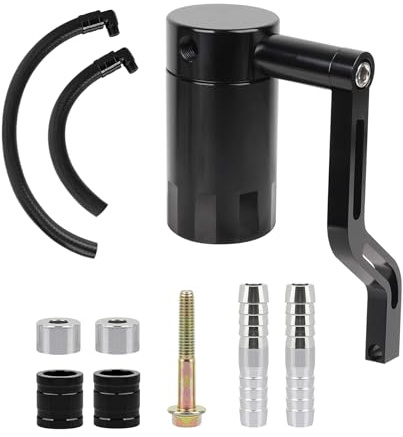 EVIL ENERGY Oil Catch Can Compatible with Dodge Charger Challenger 6.4L 2011-2022 Chrysler 300 5.7 HEMI SRT8 Air Oil Separator Kit 6 oz