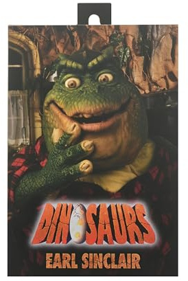 NECA Earl Sinclair Dinosaurs 18Cm Action Figure