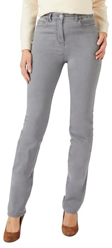 Damart Jean 5 Poches Femme Gris 38, L 69 cm