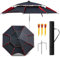 Windschutz Angelschirm Strandschirm 200cm 220cm 240cm Angler Campingschirm Abnehmbar Gartenschirm Tragbar Umbrella Easy Folding für Terrasse Patio Wandern(200cm)