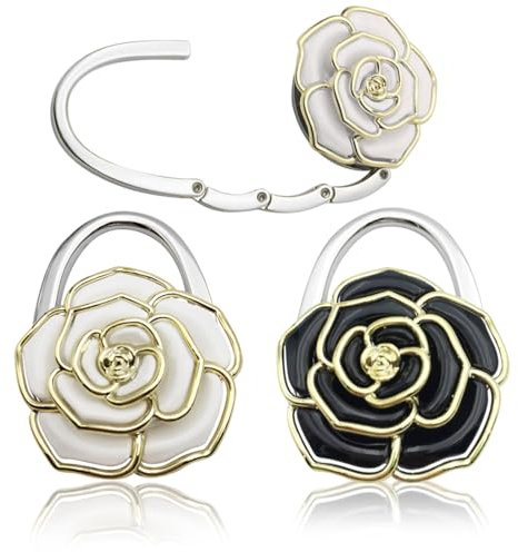 Tisch-Handtaschenhalter, Faltbare Antirutsch Taschenhaken Halterung, Taschenhalter für Tisch, Handtaschenhalter für Tisch, Kreative Geschenke für Frauen, für Schreibtisch, Büro, Restaurant