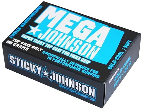 Sticky Johnson Mega Johnson Surf Wax – Cool/Cold Water Formula