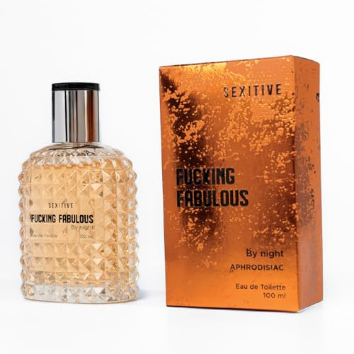 FUCKING FABULOUS Perfume para hombre con feromonas. Deseo Absoluto. Fragancia intensa. Oud, Ámbar y Almizcle. Aroma, profundo y seductor. Perfume masculino. Pheromone Strong. 100 ml