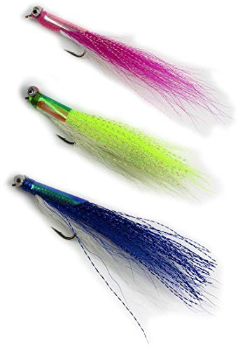 Storfisk fishing & more 3-TLG. Set de Pesca para Pesca de Mosca para truchas Grandes y Peces Depredadores, 10 cm de Largo, Set 2