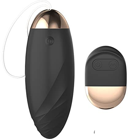 TYDAY Tragbar Bullet Vibratoren mit 10 Vibrationsmodi für sie Klitoris und G-Punkt Vibrator Fernbedienung Vibrierende Ei Masturbation Frauen Sex Spielzeug für Paare(Schwarz)