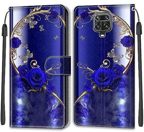 Funda para Xiaomi Redmi Note 9S / Redmi Note 9 Pro/Redmi Note 9 Pro MAX Carcasa, [Ranura para Tarjeta] [Función de Soporte] Premium Cuero Flip Folio Plegable Carcasa